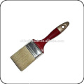 china red plastic handle beige bristle paint brush